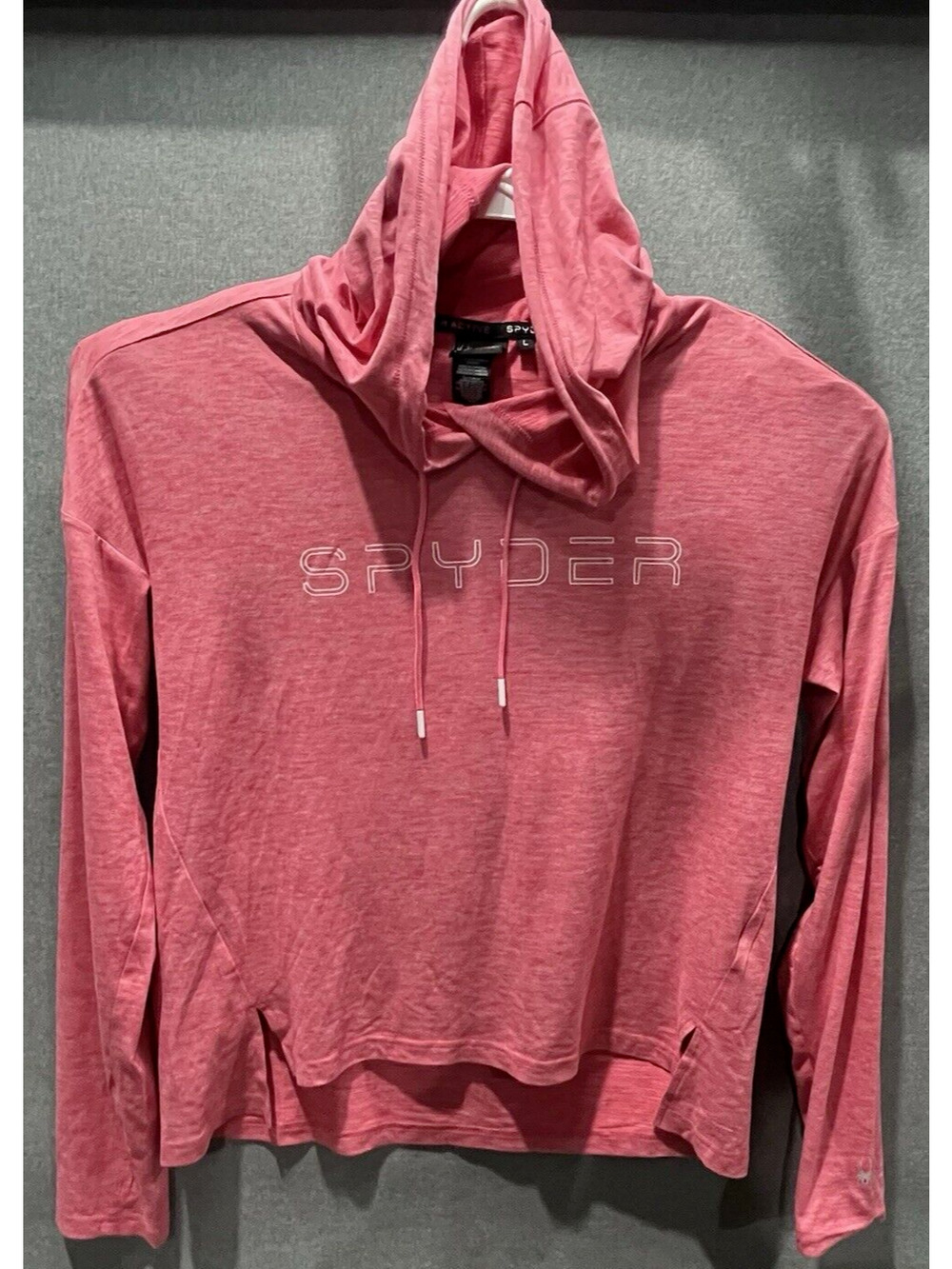 Women's Spyder lightweight Hoodie Pink Size Large